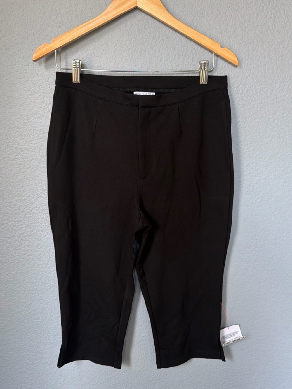 ASOS Black Cropped Stretch Capri Pants